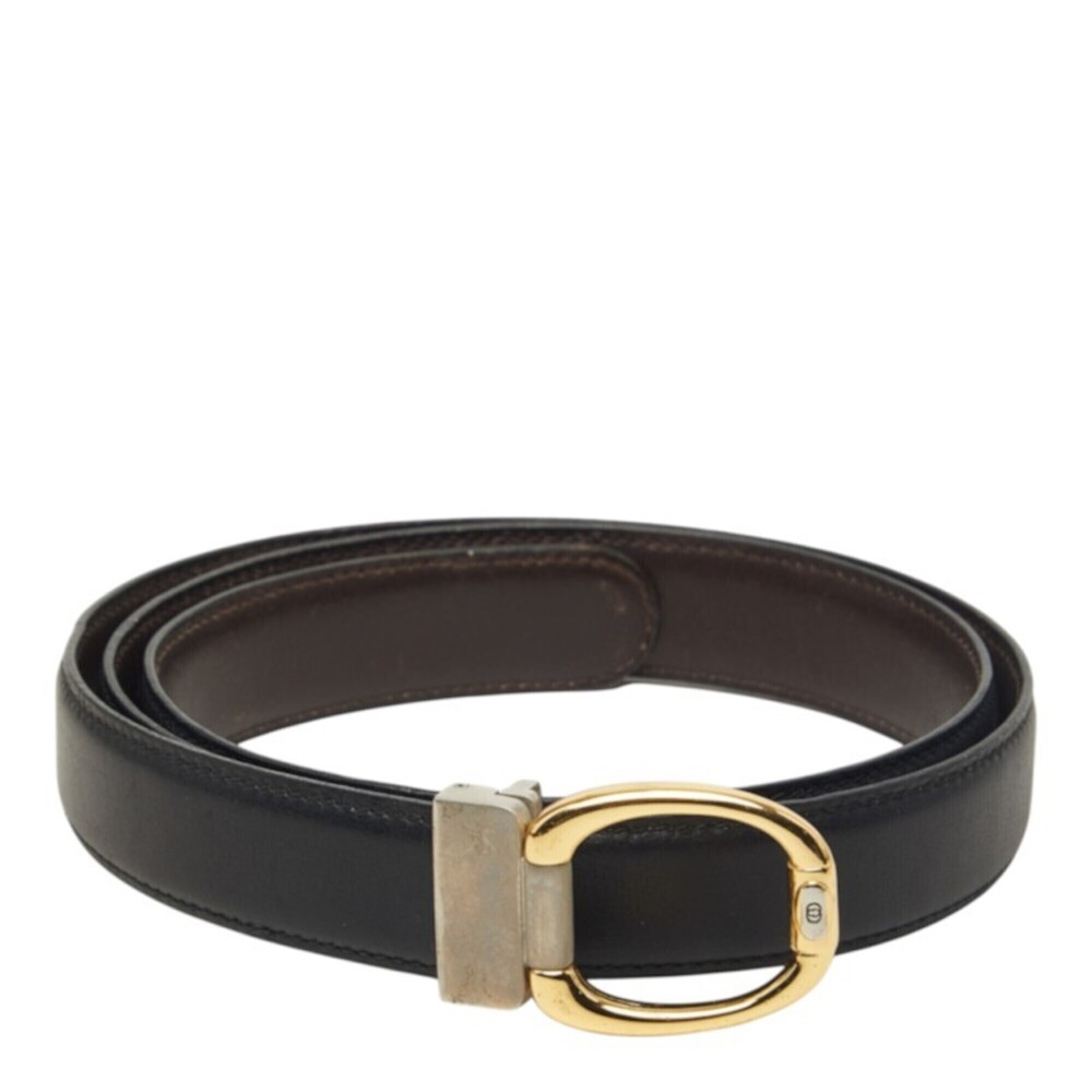 Gucci Interlocking G Belt, Black Leather, Women's GUCCI